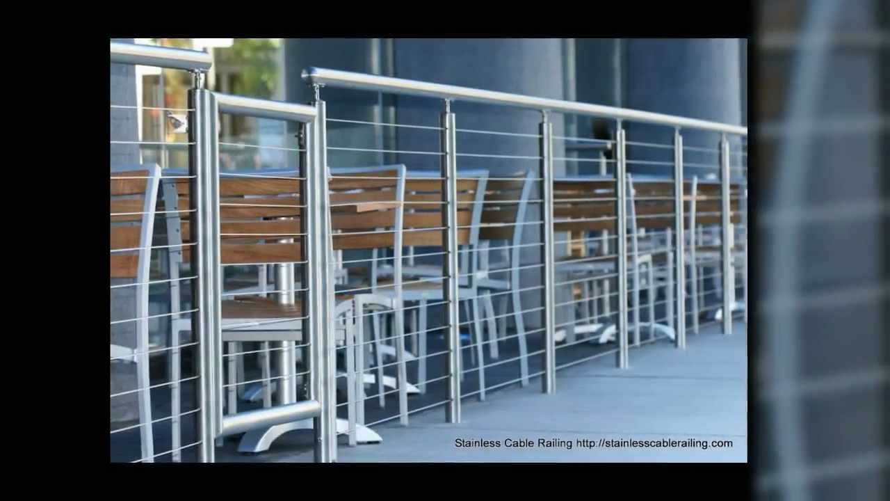 STAINLESS STEEL RAILING system VERY SEXY with Cable Railing Hyatt Project cost- $8500
