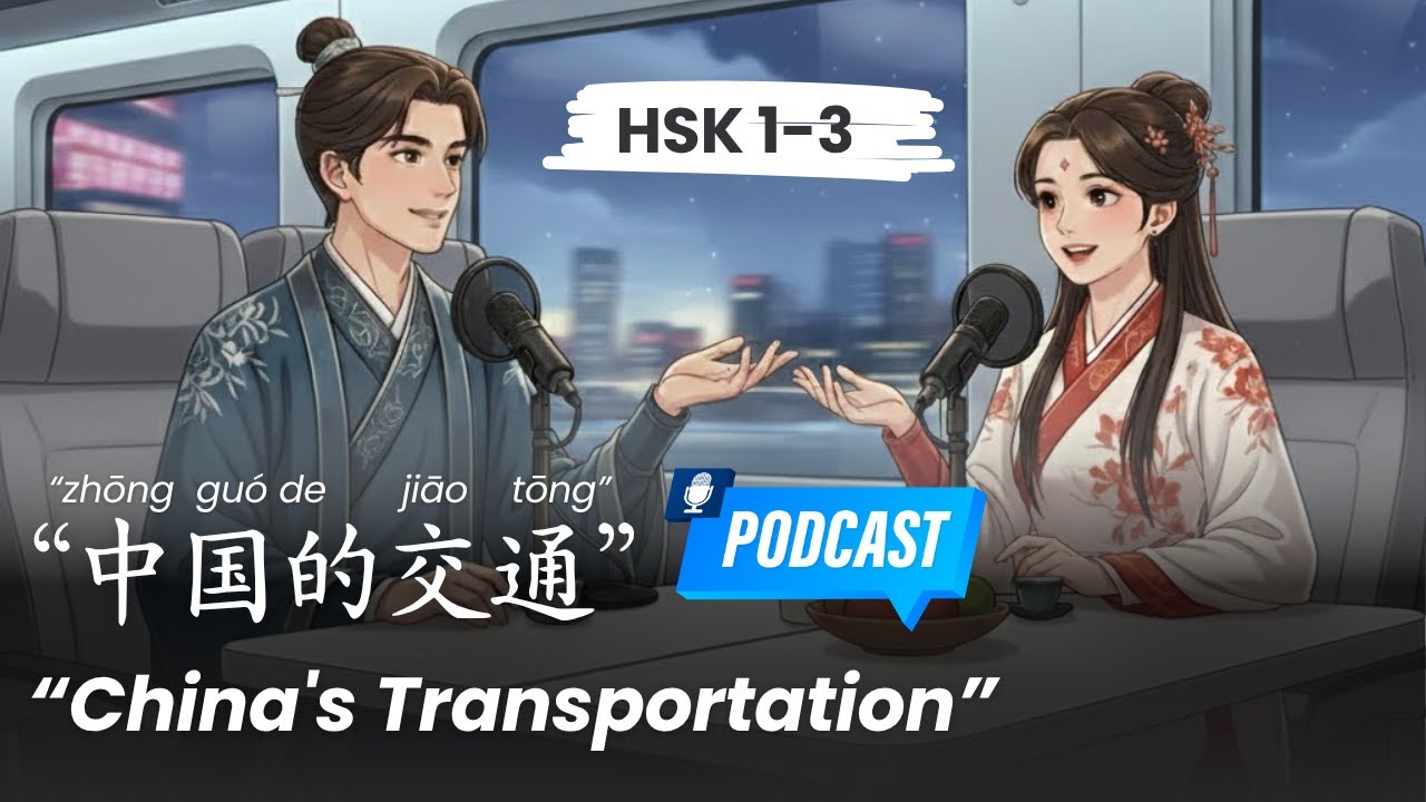 HSK 1-3 | Chinese transportation | 中国的交通工具 | Chinese Podcast