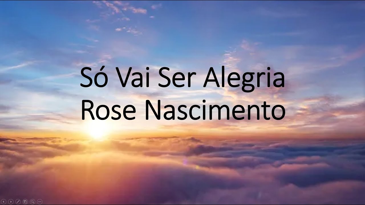 Só vai Ser Alegria (letra)