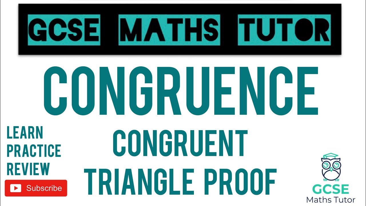 Congruent Triangle Proof | Grade 5+ Crossover | GCSE Maths Tutor