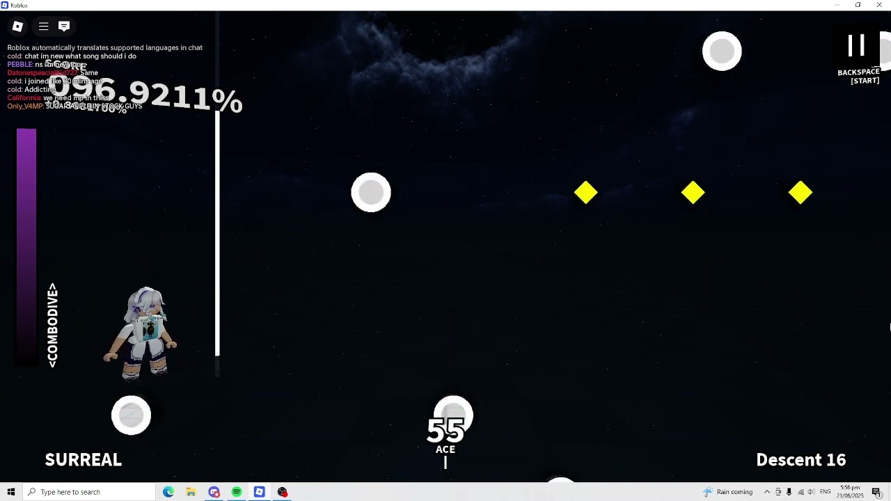 Project: Rusher | Surreal Descent 16 92.7147%