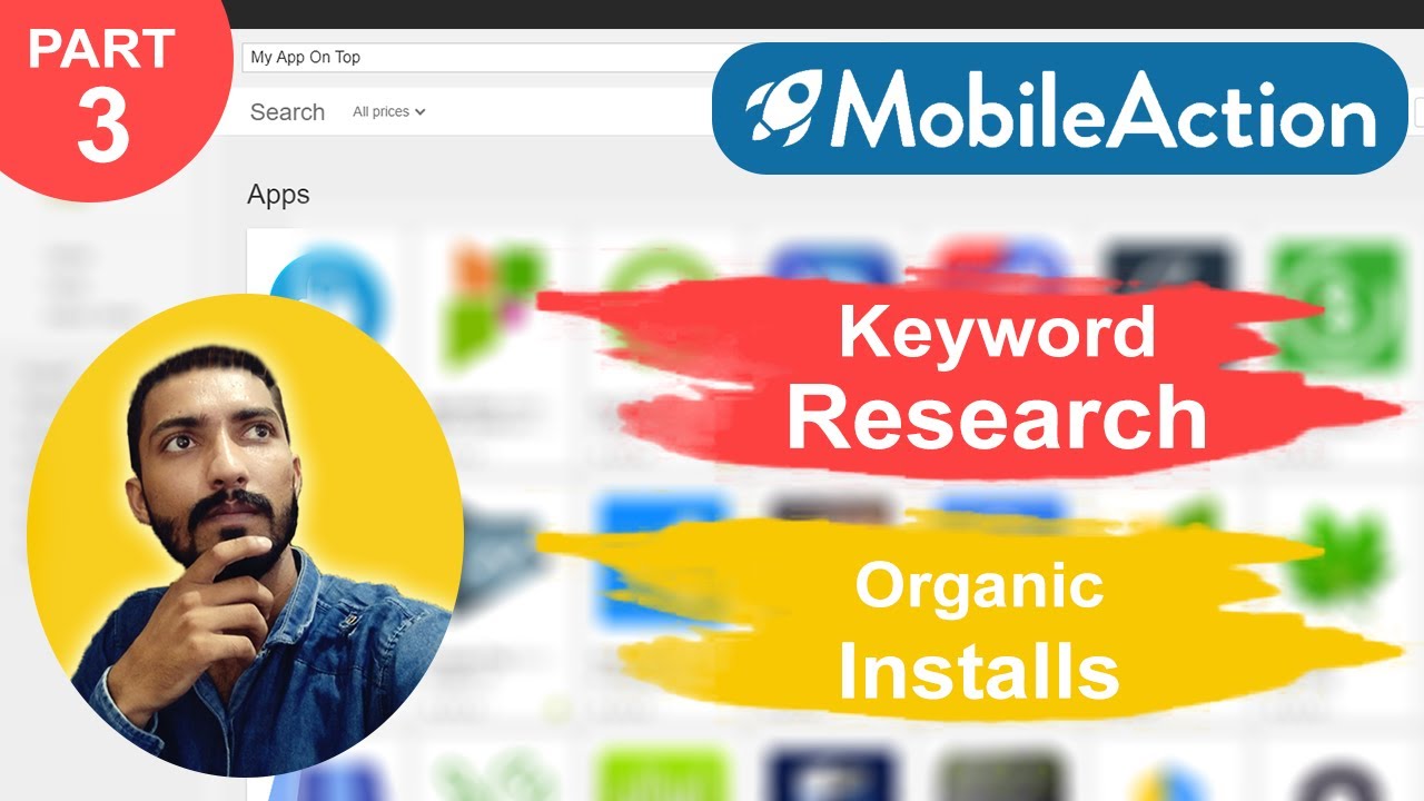 Android App Keyword Research (Mobile Action) Increase Organic Installs (Hindi) | ASO - Part 3