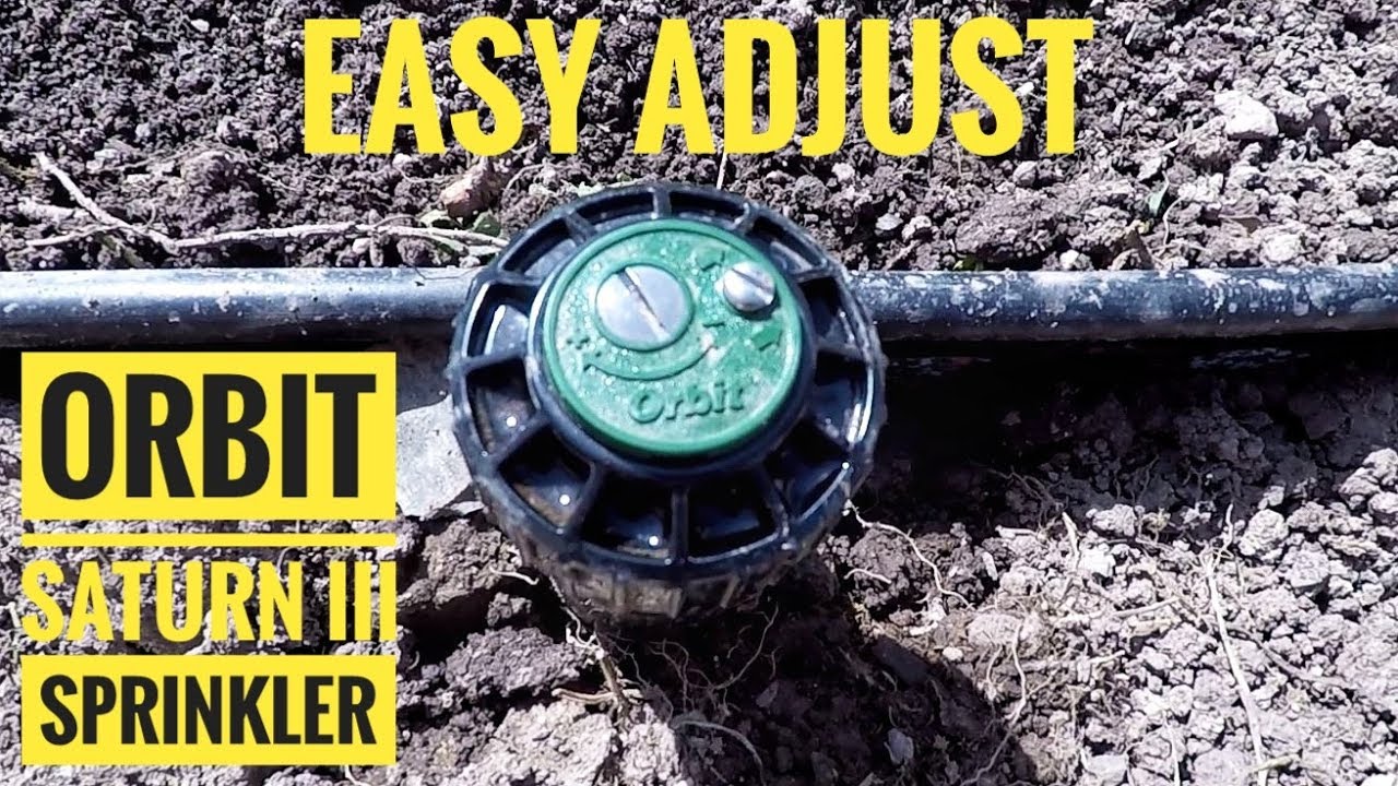How to Adjust Orbit Saturn III Sprinkler - Simple!