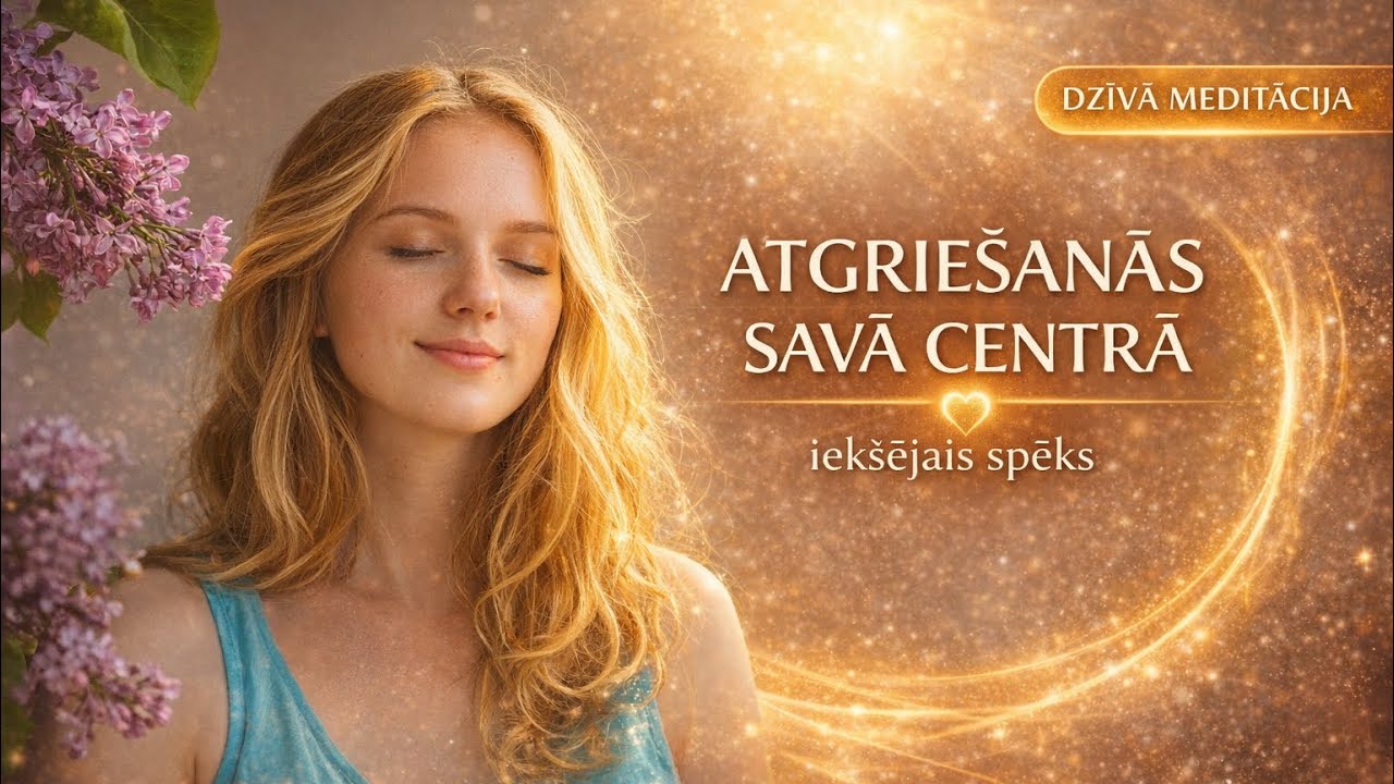 Atgriešanās savā centrā | Pārliecības un iekšējā spēka meditācija (55 min)