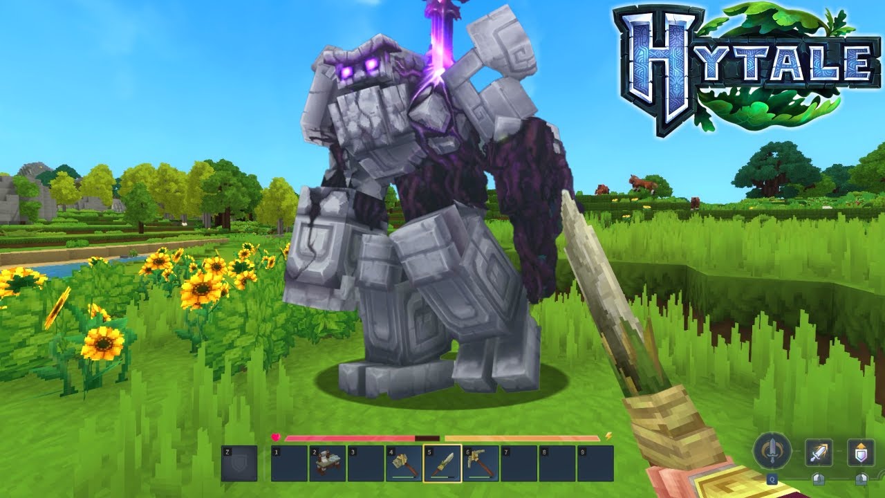 今話題のマイクラ風ゲーム『Hytale』の世界でサバイバル【ハイテール】