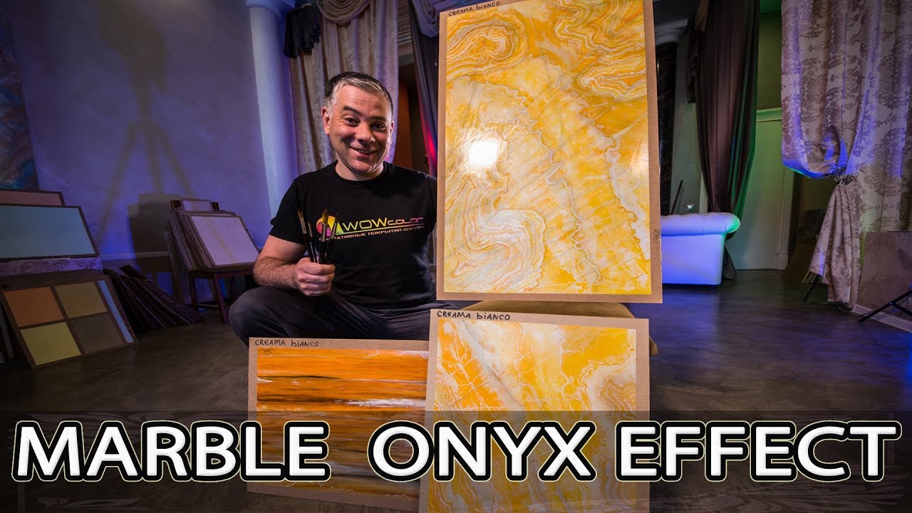 Эта Венецианка -УБИЙЦА МРАМОРА | How to Create a Marble Onyx | Creama Bianco Stucco Wowcolor