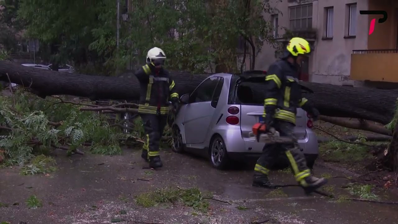 Mostar Bosnia Storm | Heavy Rain, Winds, and Damage Reported