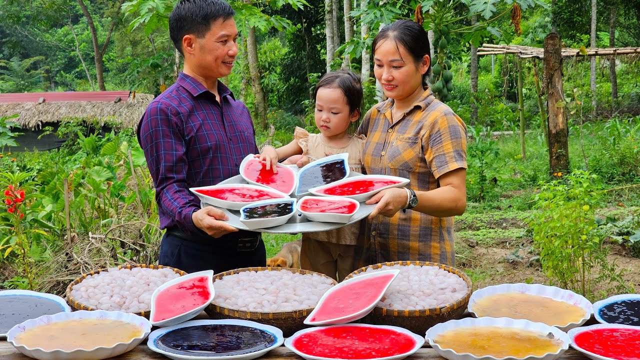 Colorful Wild Fruit Jelly Making Process - Customers Compete to Get It | Ly Phuc An