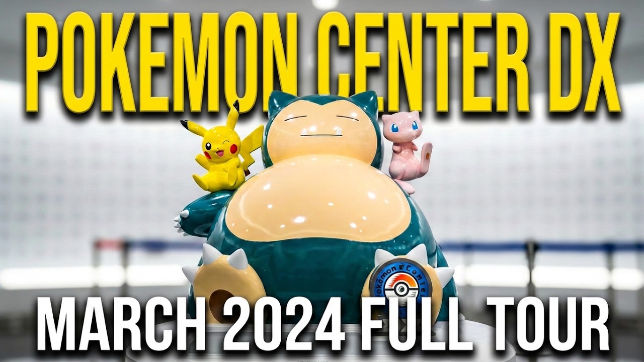 NEW EASTER POKÉMON ITEMS at the Pokémon Center DX! 🪺 March 2024 FULL TOUR