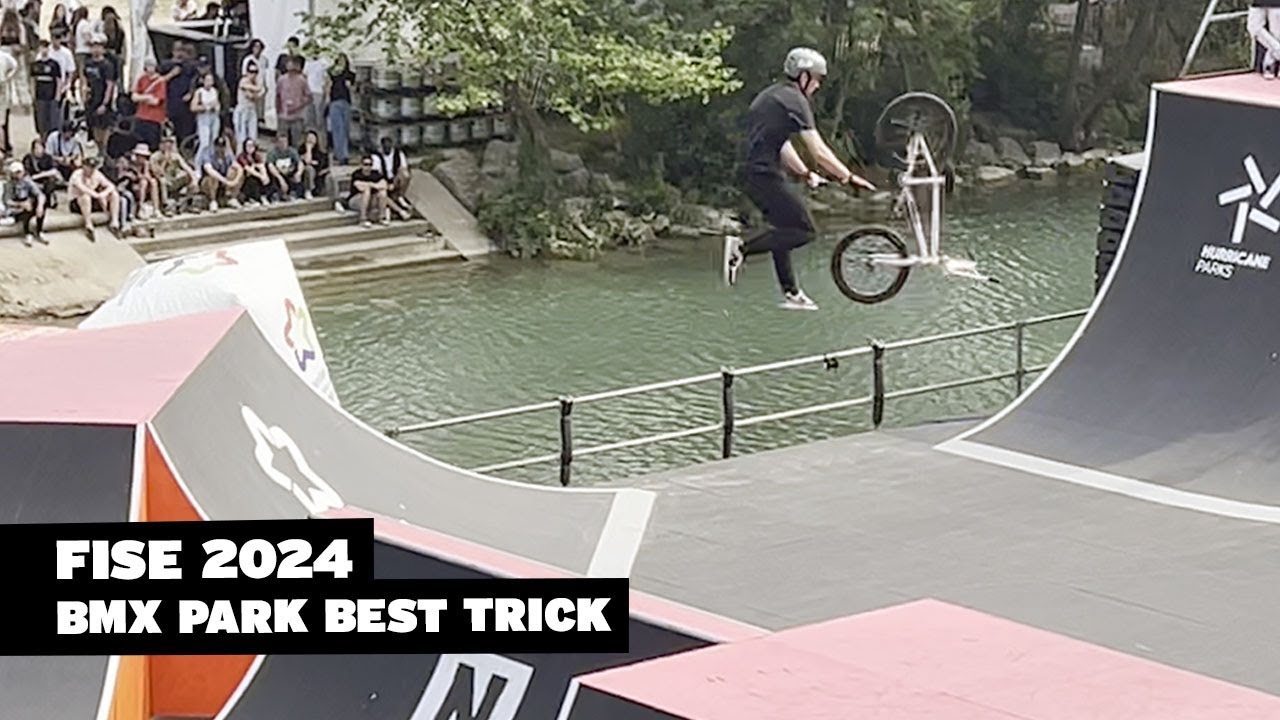 BMX PARK BEST TRICK @ FISE 2024 #bmx