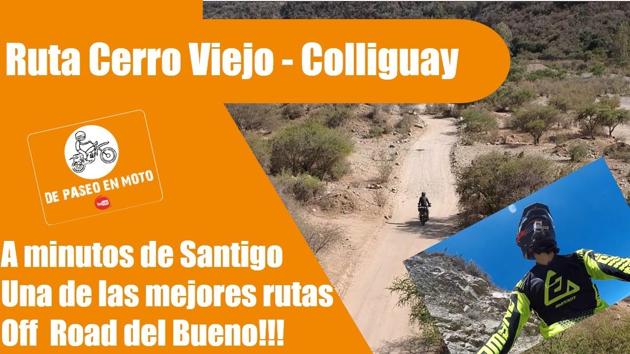 Ruta Cerro Viejo / Colliguay Off Road Conociendo Nuevas rutas Cerca de Santiago Motovlog