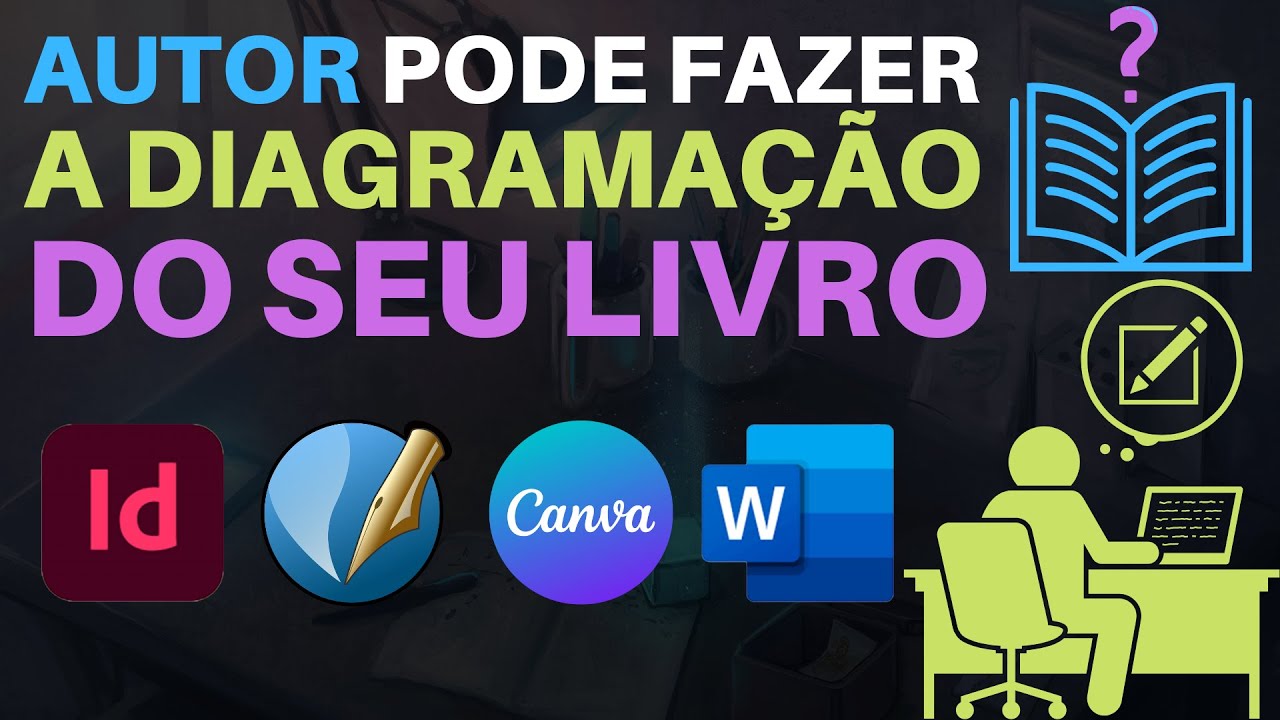 AUTOR pode fazer a própria DIAGRAMAÇÃO do seu LIVRO IMPRESSO? | InDesign | Scribus | Canva | Word