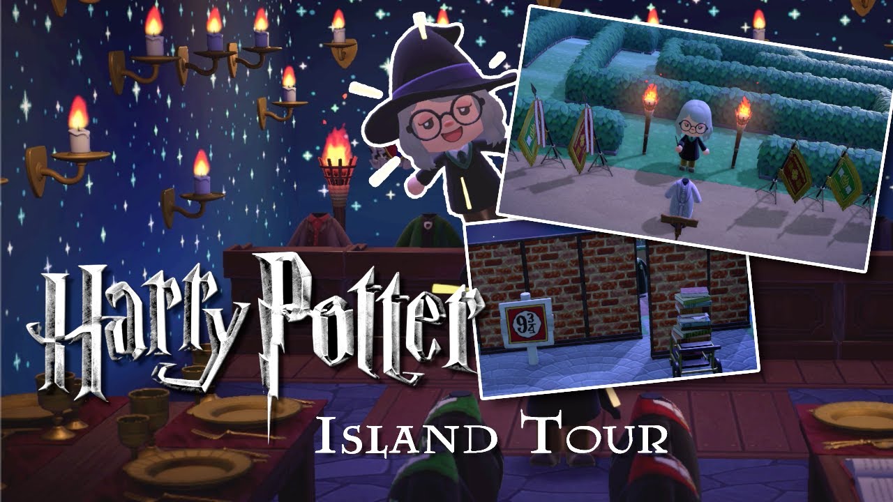 Incredible Harry Potter Island!! ⚡ | 5-Star Island Tour 🌟 | Animal Crossing New Horizons