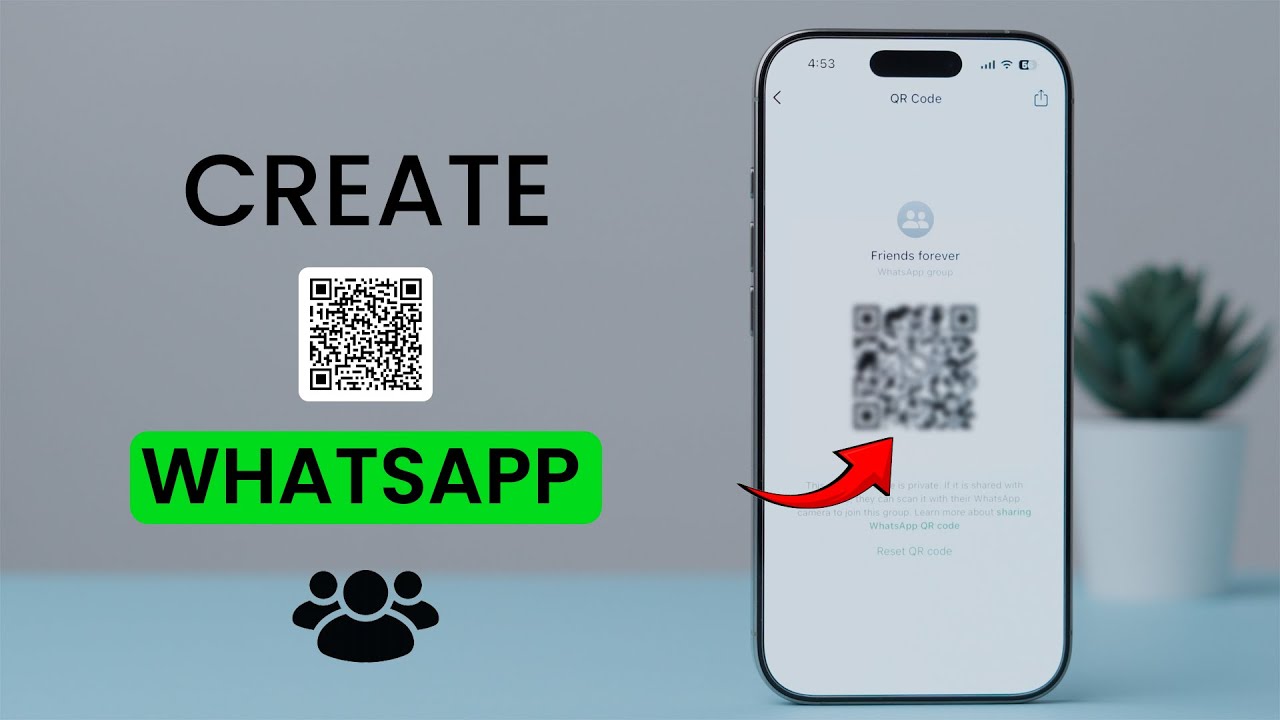 How to Create / Generate a QR Code for a WhatsApp Group?