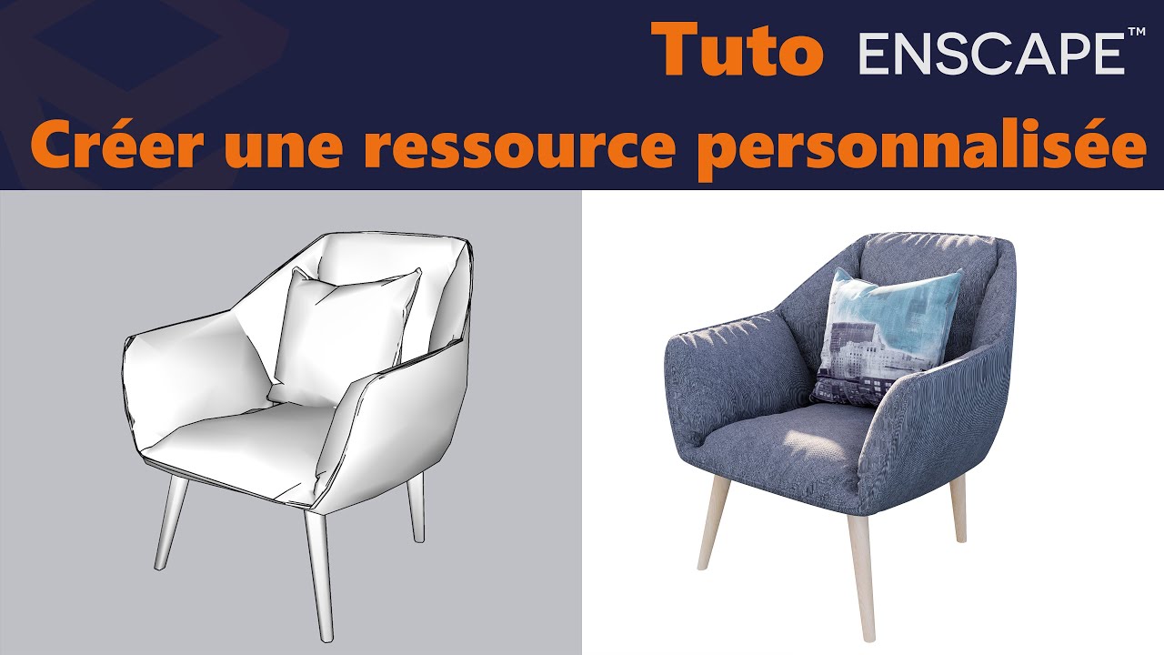 Tuto Enscape 3 : Créer une ressource personnalisée