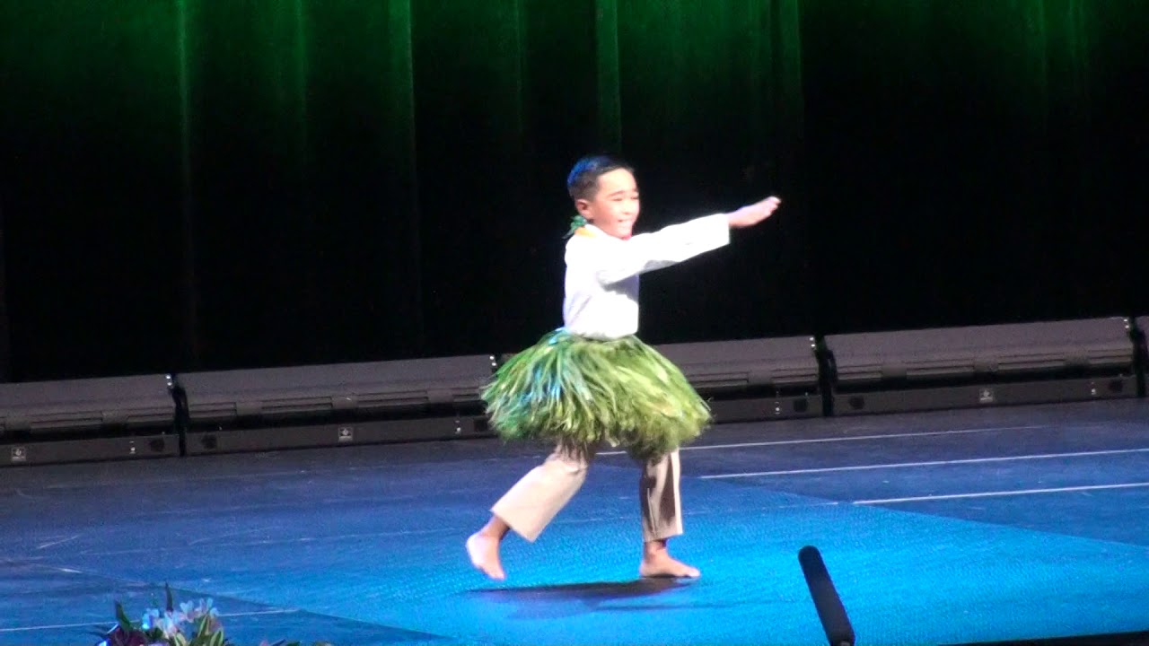Justin Paredes - 2018 Master Keiki Hula WINNER