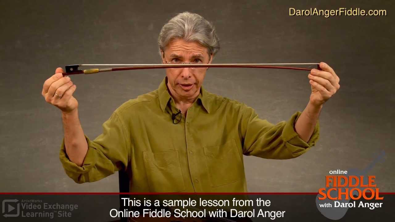 Fiddling with Darol Anger: Rosining the Bow
