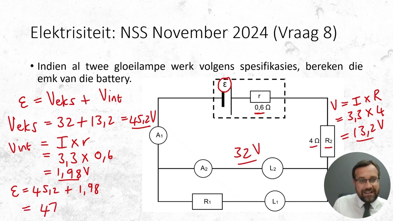Graad 12 - Nasionaal - November 2024 - Elektrisiteit (Eindeksamen)