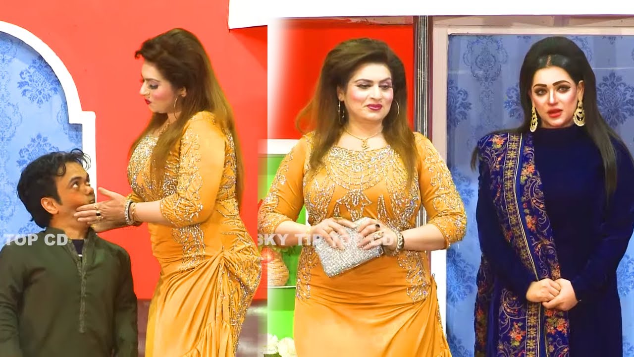 Vicky Kodu and Saira Mehar with Mehak Noor | New Stage Drama 2020 | Ishq Beparwah | Comedy Clip 2020