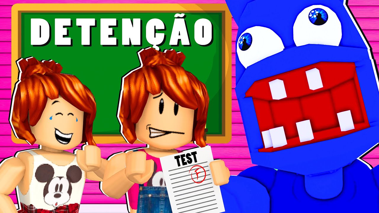 FUI MAL na PROVA e o BANGUELA APARECEU ! (Roblox Mo's Academy)