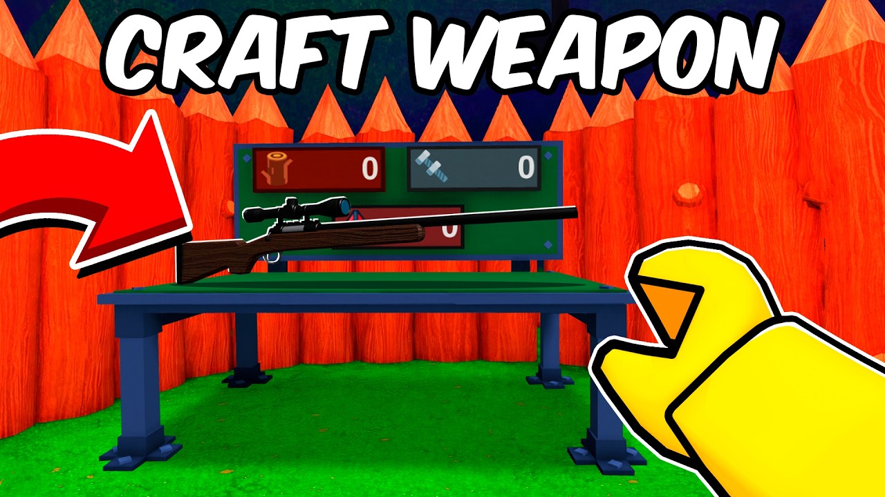 99 Nights in the Forest… But You Can CRAFT GUNS