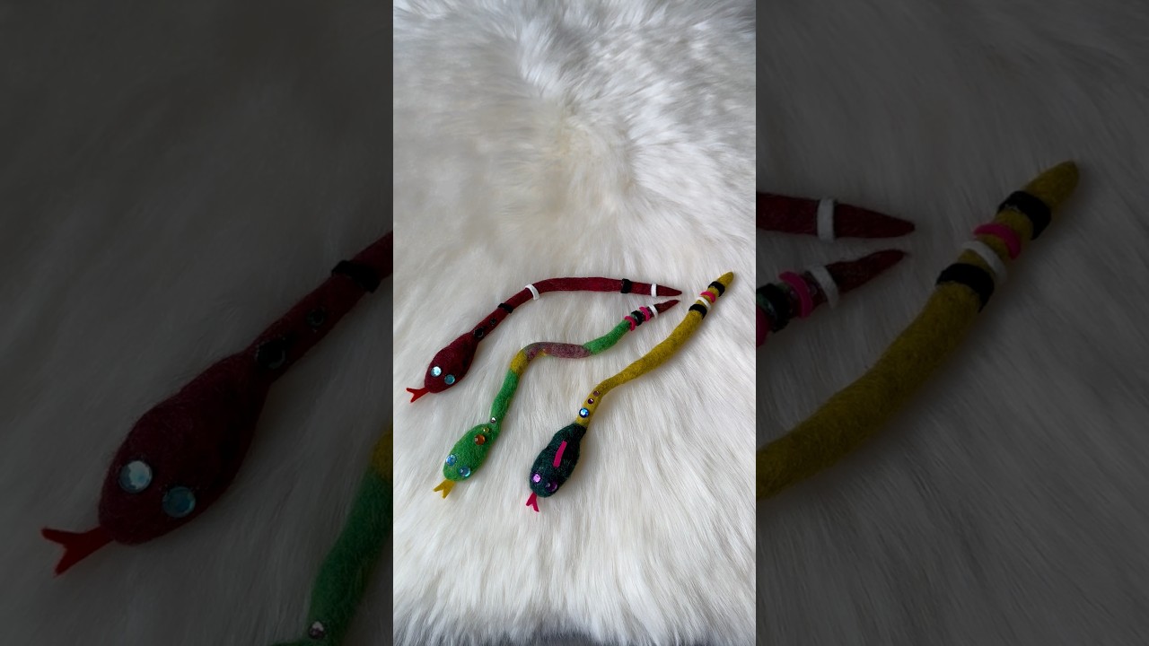 Super Serpents Wet Felting Kit Test and Review PenFelt Studio