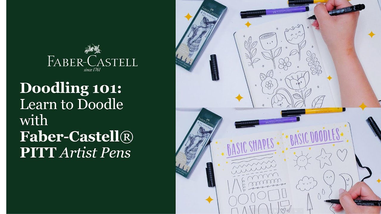 Основы рисования каракулей: учимся рисовать каракули с Faber Castell®