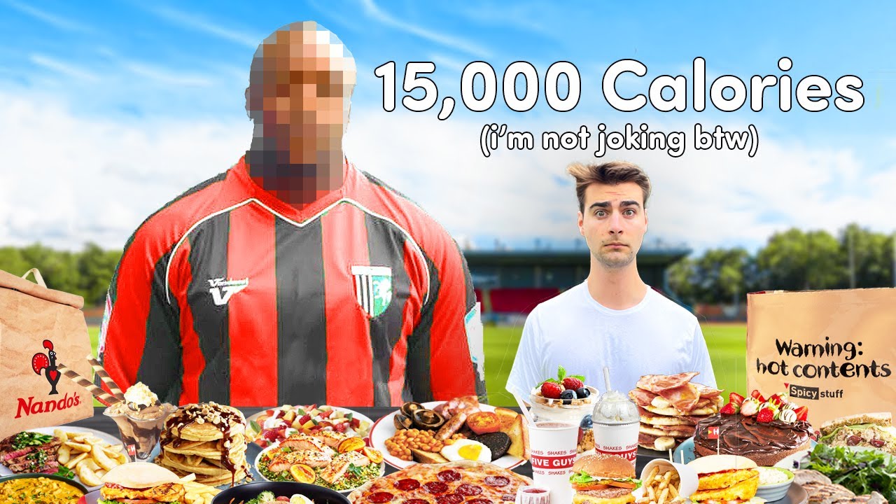 I Copied the Heaviest Footballers Diet for 50 Hours