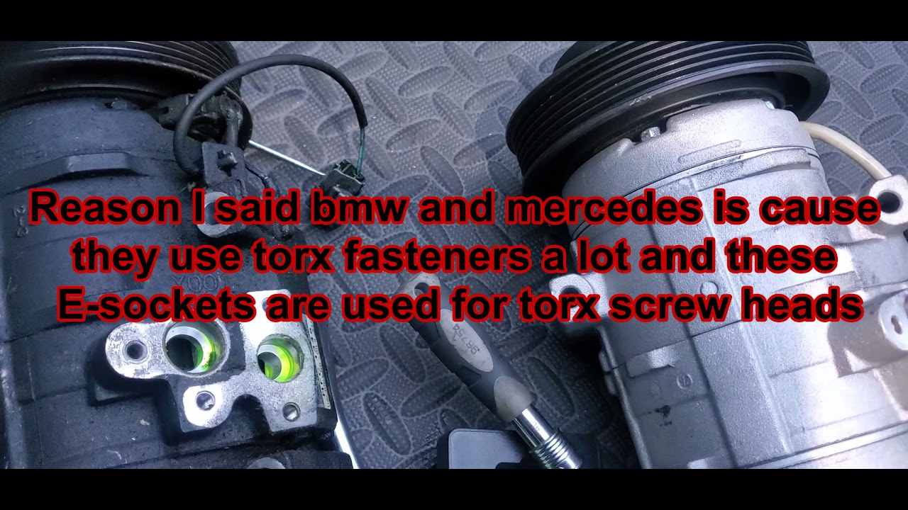 Установка компрессора кондиционера в Acura MDX 04 07