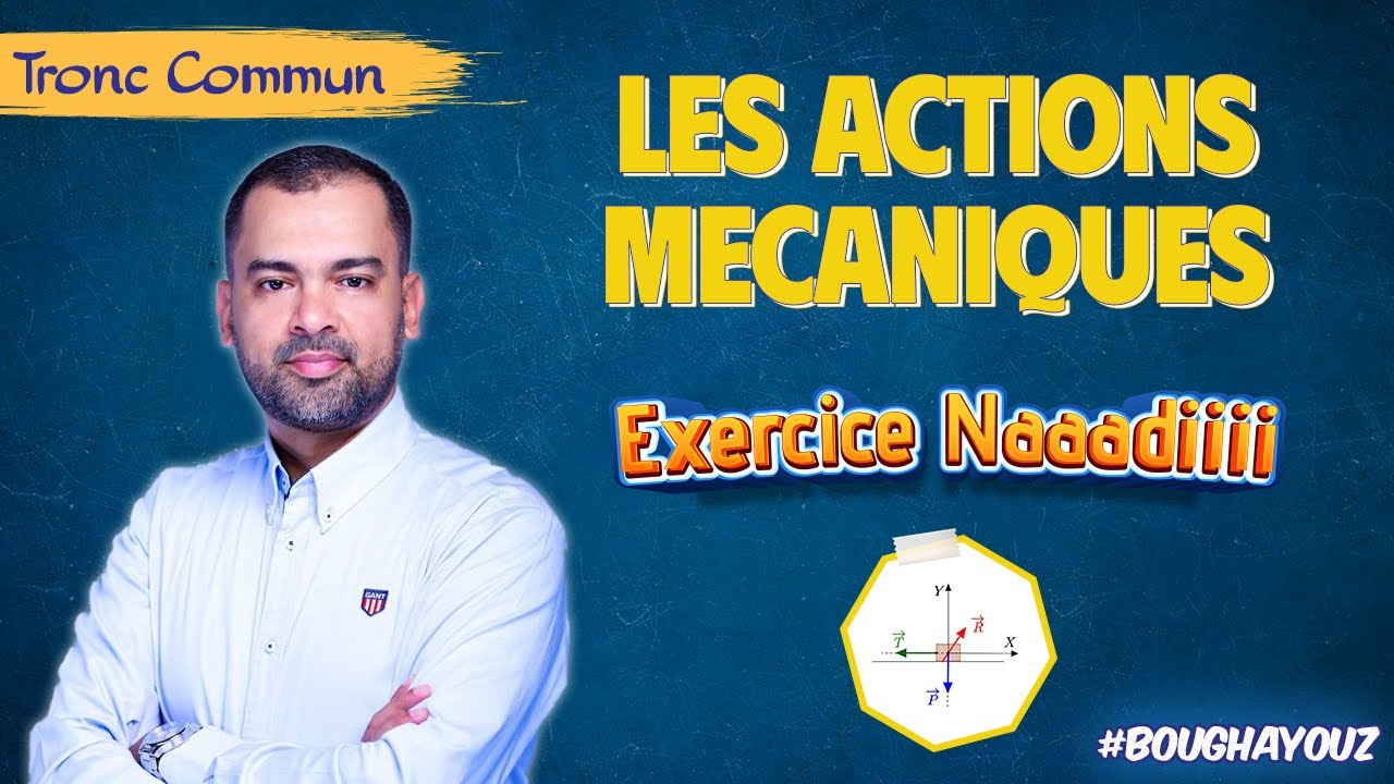 TC Biof | Les Actions Mécaniques : Exercice Complet + Astuces - avec Prof. Noureddine