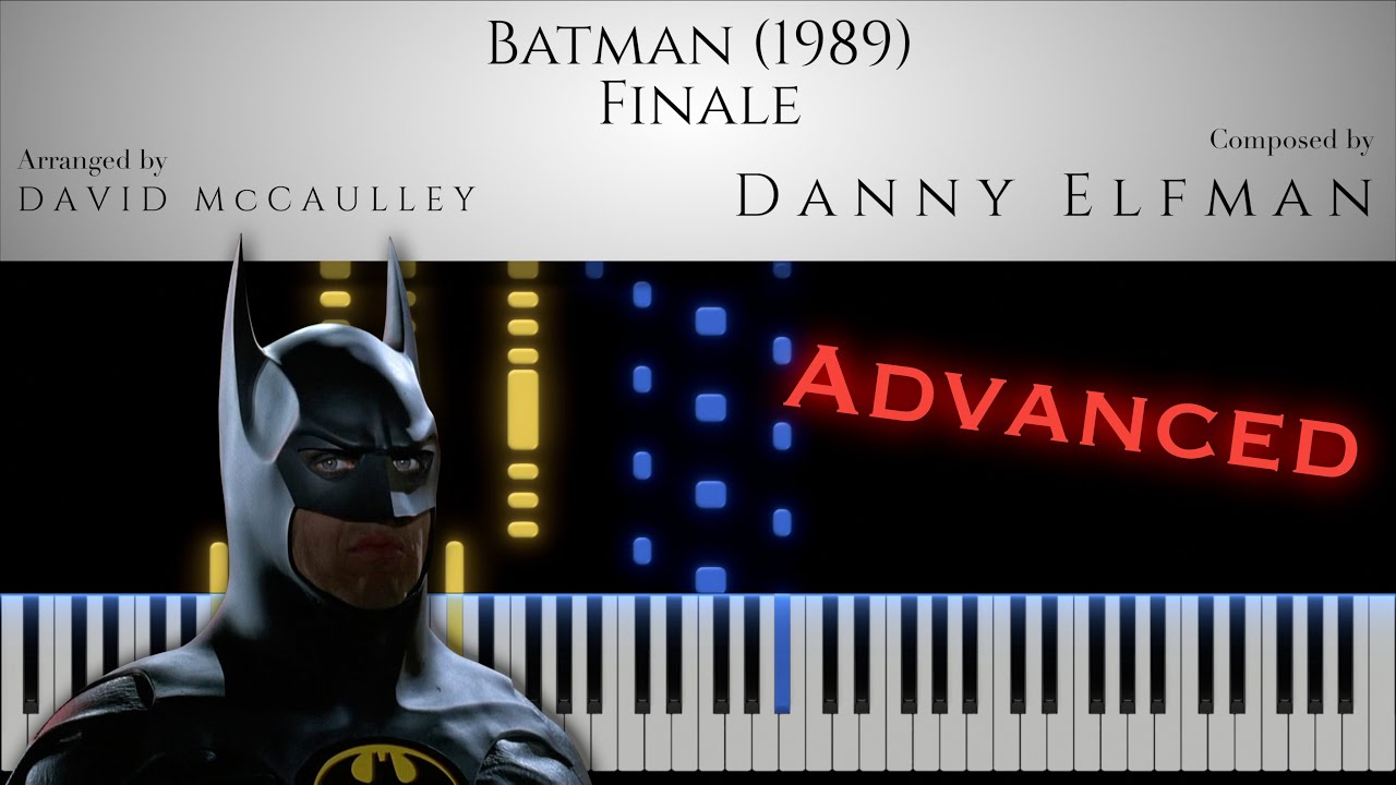 Batman (1989): Finale by Danny Elfman | Advanced Piano Arrangement