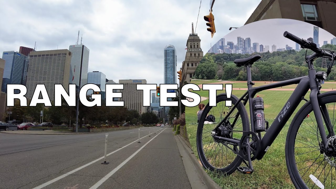 Ebike Range Test on the Rize Fixie (City Riding in Toronto)