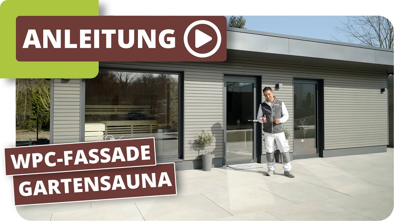 WPC Fassadenverkleidung anbringen