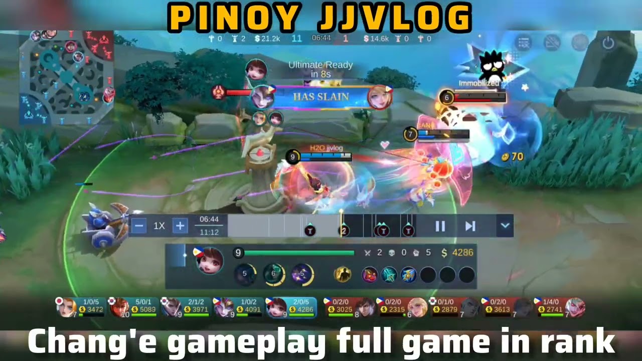 Игра за Чанъэ в рейтинговых матчах || Mobile Legends Bang Bang