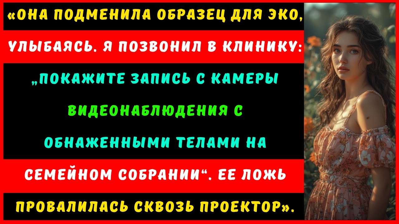 Она думала,что обмен образцами для ЭКО останется в секрете  до тех пор,пока я не позвонила в клинику