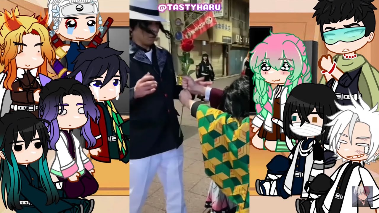 [Part 3+4] Hashiras React To TikToks + Random Things  Demon Slayer Spoilers!  Gacha 🇺🇸