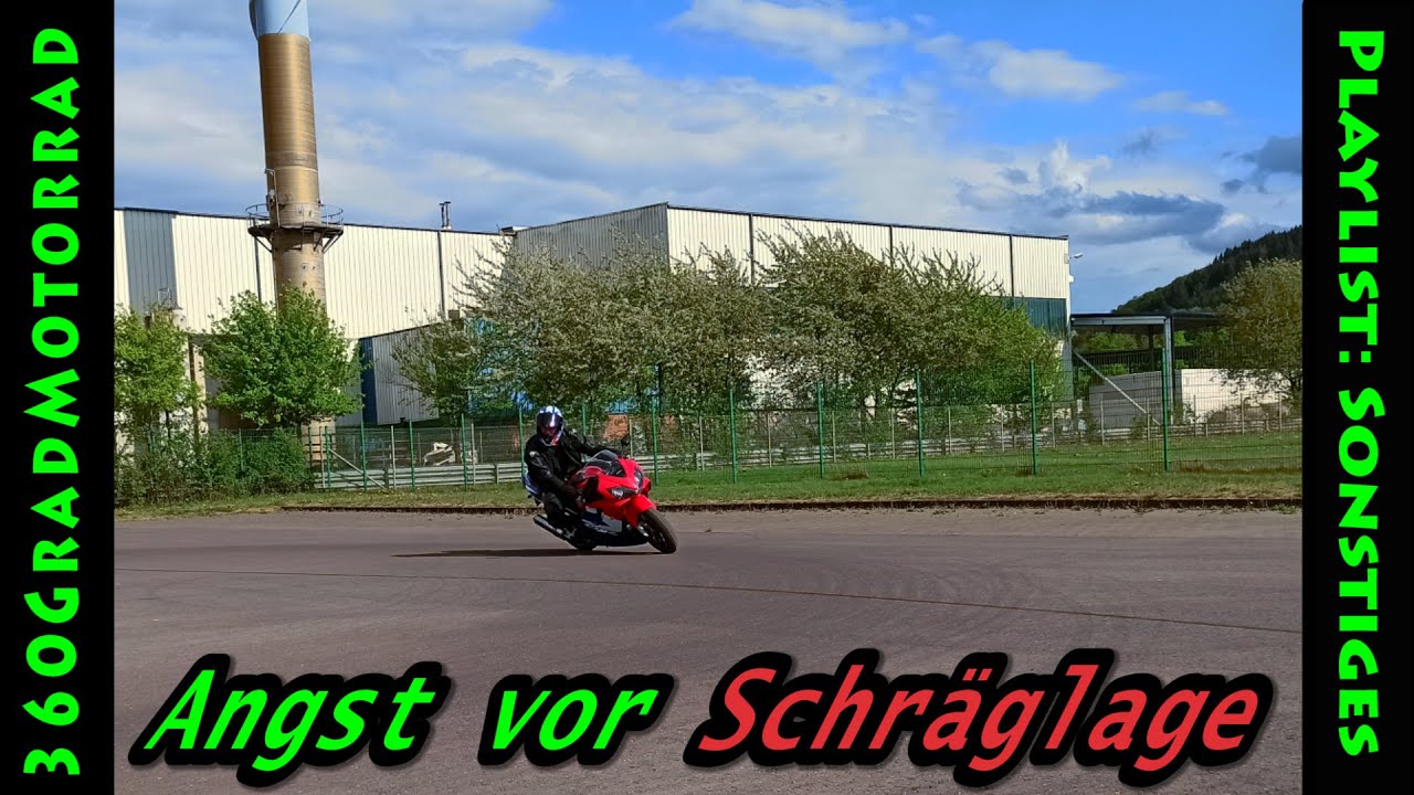 360GradMotorrad - Angst vor Schräglage