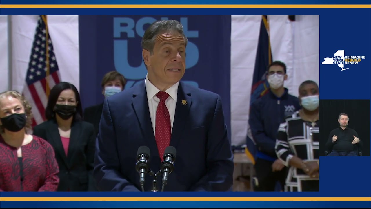 Governor Cuomo Makes an Announcement in Harlem