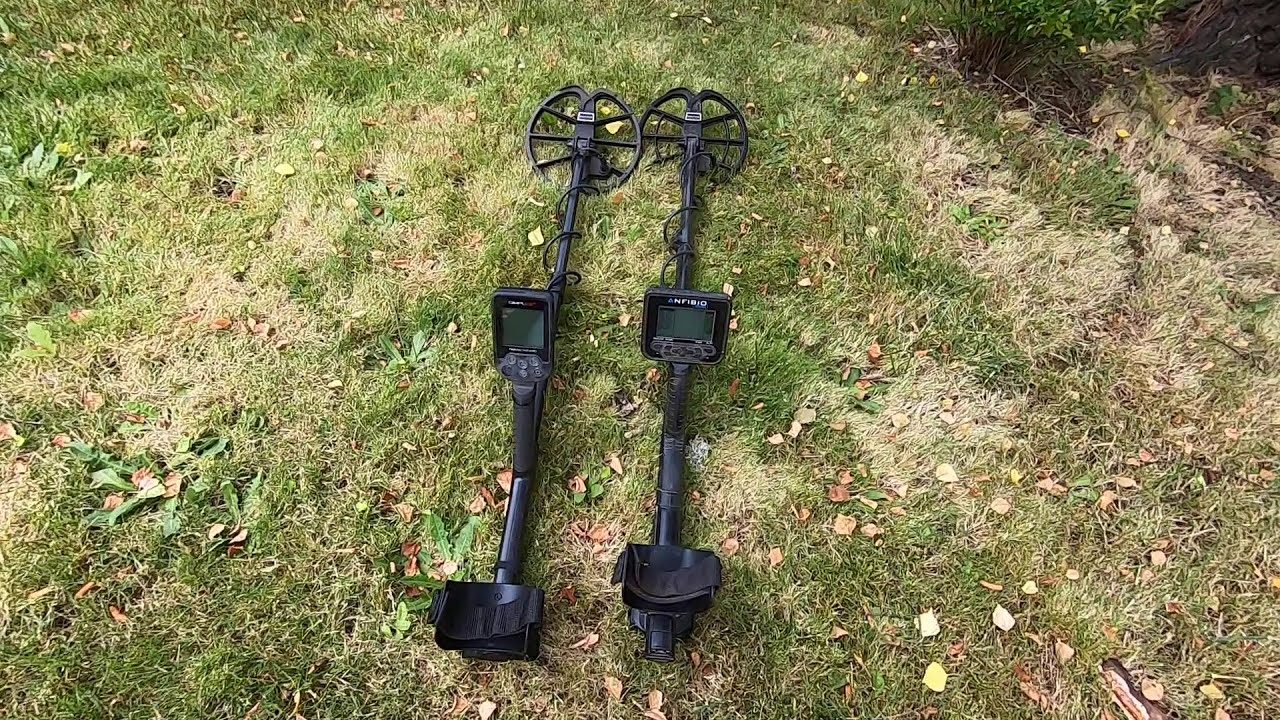 Nokta Simplex+ vs Anfibio 4 tone in test garden deep coins.