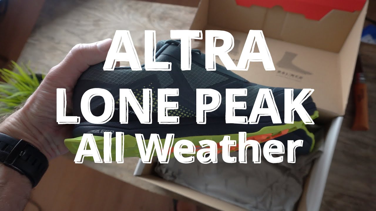 Unboxing trailové tenisky s membránou ? | Altra Lone peak ALL weather