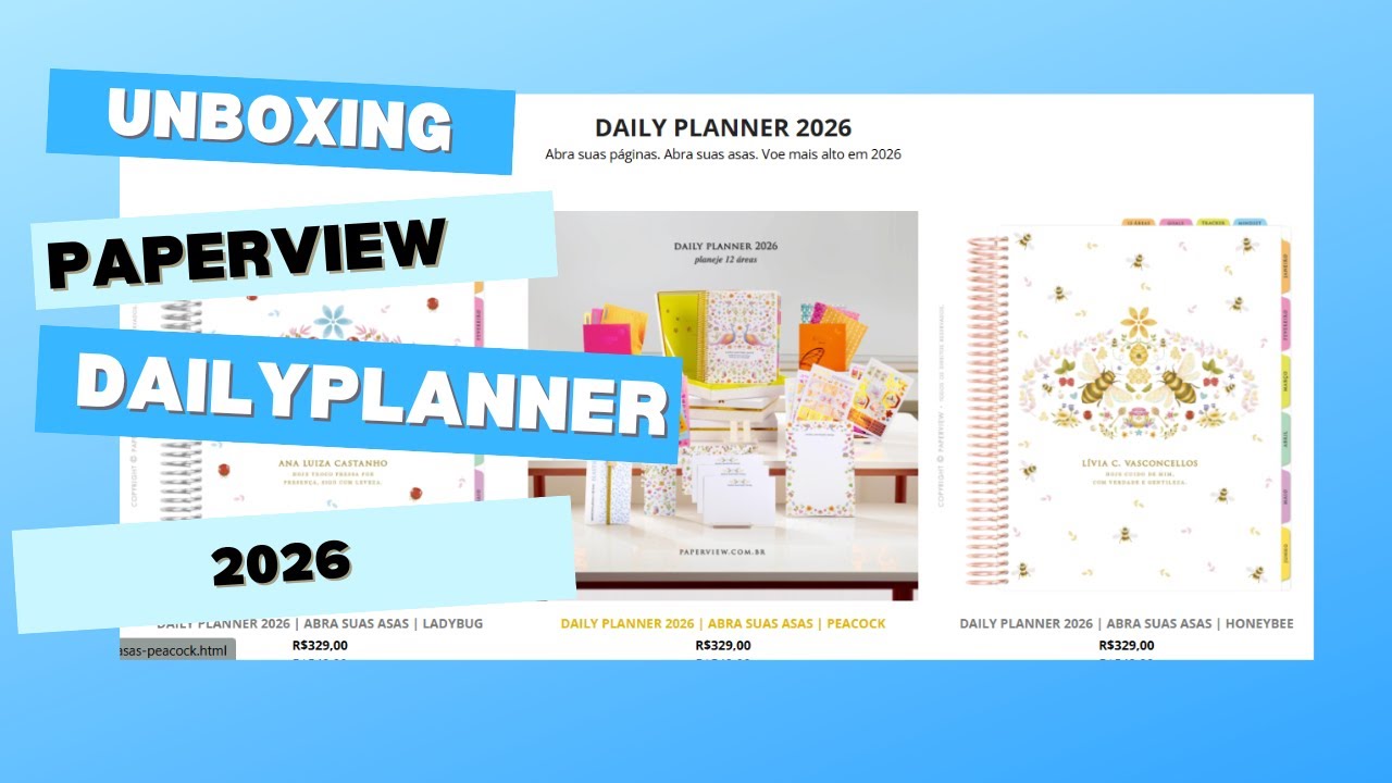 UNBOXING DailyPlanner 2026 Paperview  | Hellen Paper & Colors