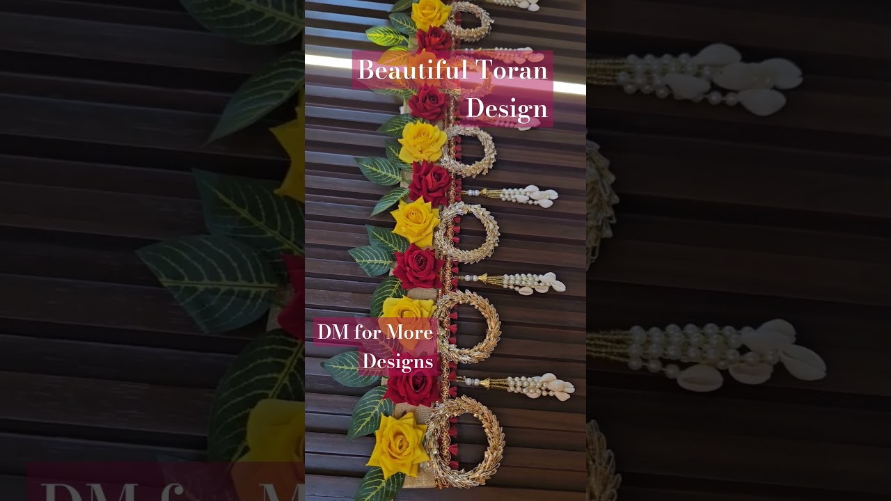 Beautiful n Budget friendly Bandhanwar designs ... #handmade #diwali #bandhanwar #homedecor #buy
