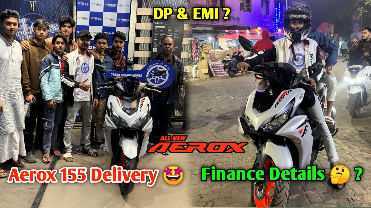 Yamaha Aerox 155 Taking Delivery 😍 || Aerox 155 New Model Delivery ☺️