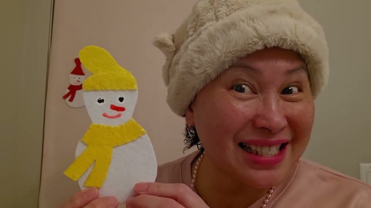5 Little Snowmen Fat | Fun Felt Story #3 for kids | Toddlers | Winter Circle Time