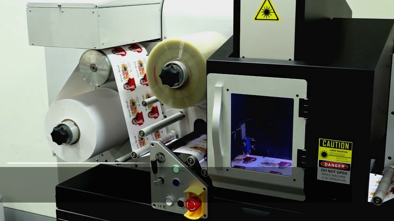 Inline label system - digital label printer and cutter  any-JET