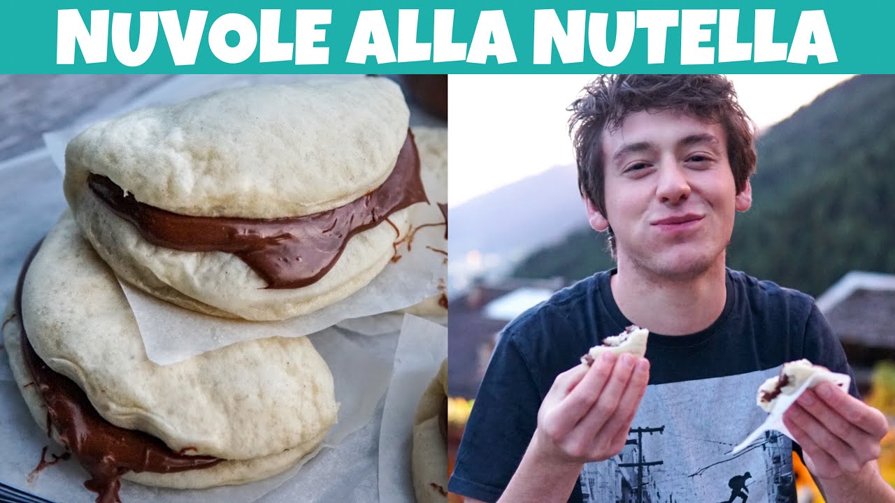 PANE NUVOLA leggero e soffice ALLA NUTELLA - RICETTA FACILE - Bao Buns al vapore | Davide Zambelli