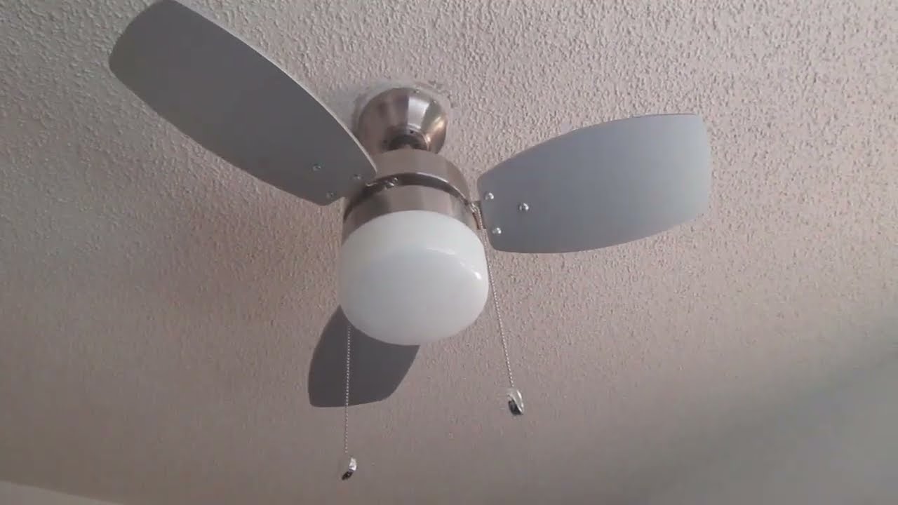 3-bladed Triplicity ceiling fan (& my new pet kitten)