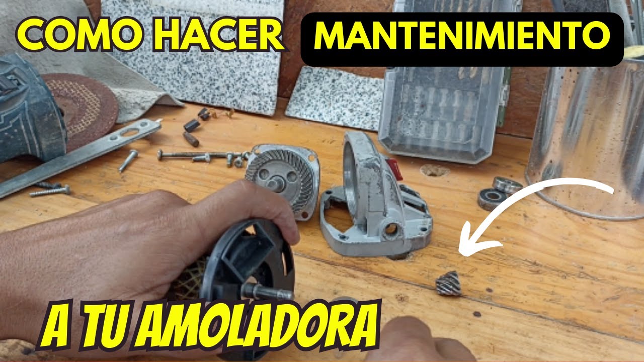 como HACER un Mantenimiento Preventivo de Amoladoras TE ENSE&Ntilde;O UNOS TRUCOS!