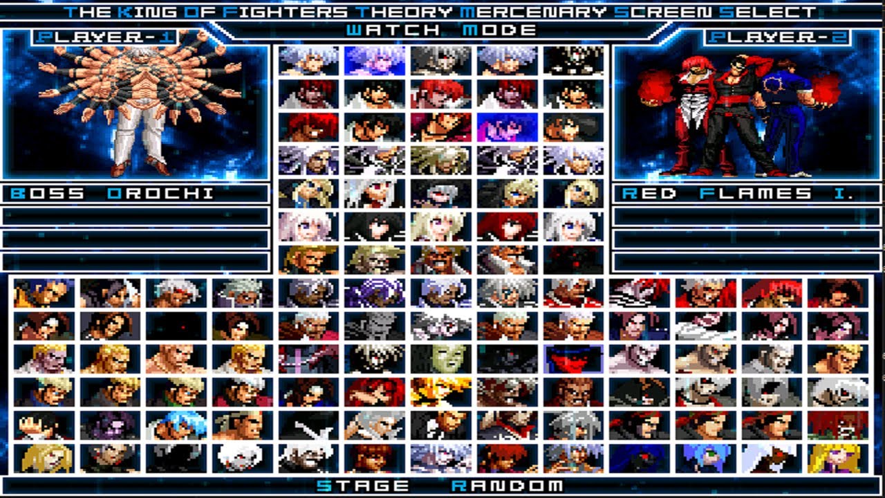 The King Of Fighters Theory Mercenary V2 Mugen 🎮【+ Download】