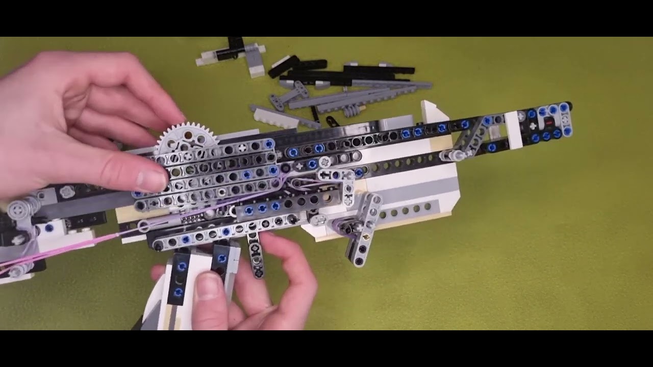 detailed mechanism video for my select fire LEGO gun